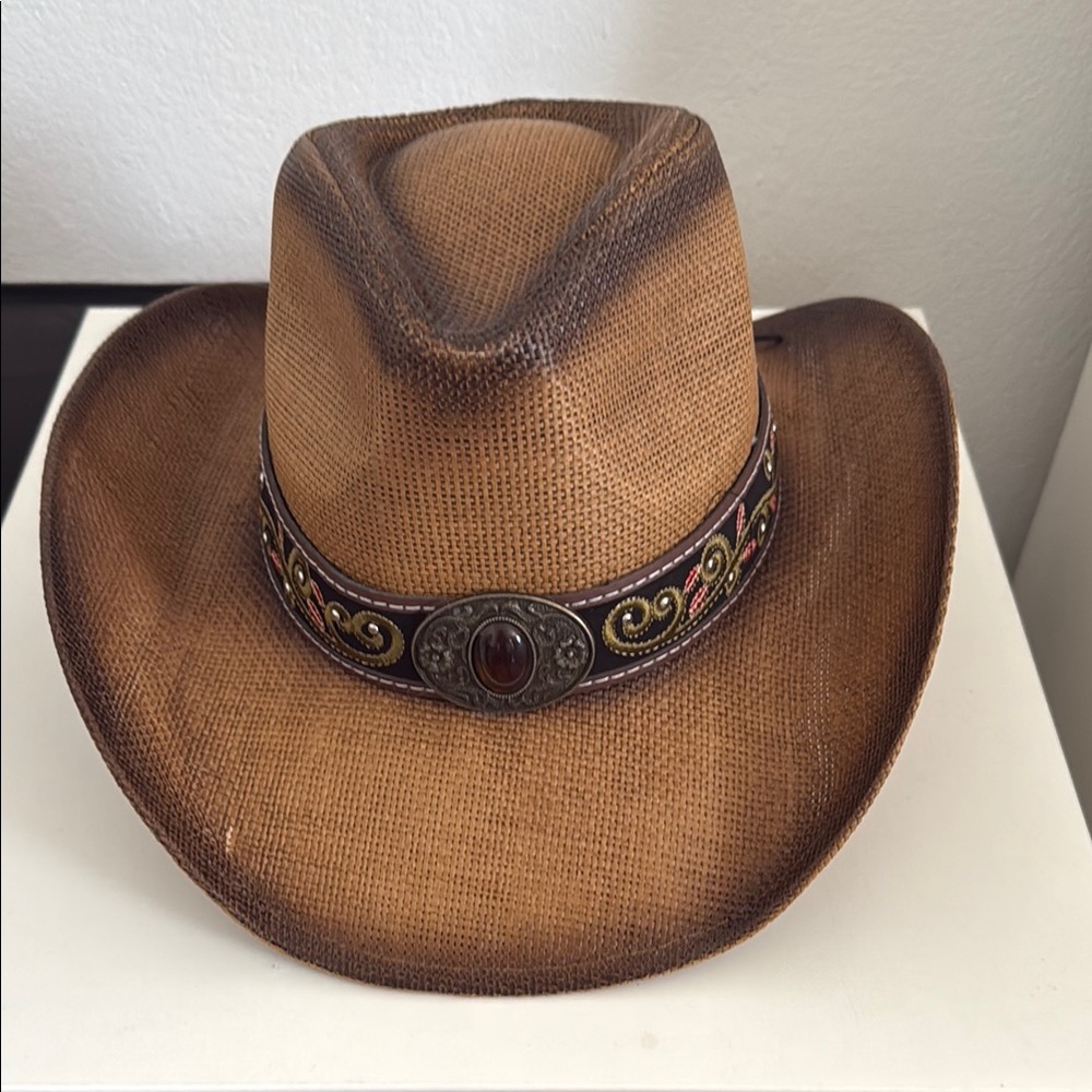 Brown Western Style Hat - New